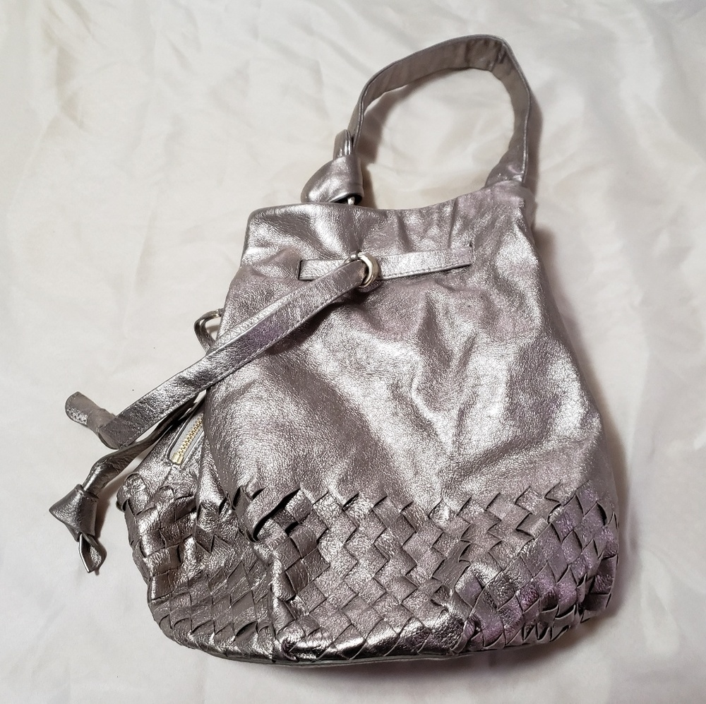 Elliot Lucca pewter hobo bag